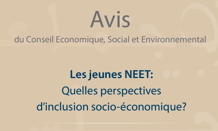 CESE LES : JEUNES NEET : QUELLES PERSPECTIVES D’INCLUSION SOCIO-ÉCONOMIQUE?