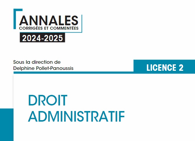 Nouveauté : Droit administratif