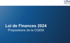 Loi de Finances 2024 - Propositions de la CGEM