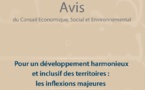 CESE: POUR UN DÉVELOPPEMENT HARMONIEUX ET INCLUSIF DES TERRITOIRES : LES INFLEXIONS MAJEURES